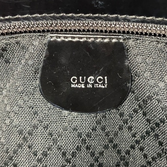 Gucci Bamboo Black Nylon Satchel with Strap. Discount in private - Picture 12 of 16